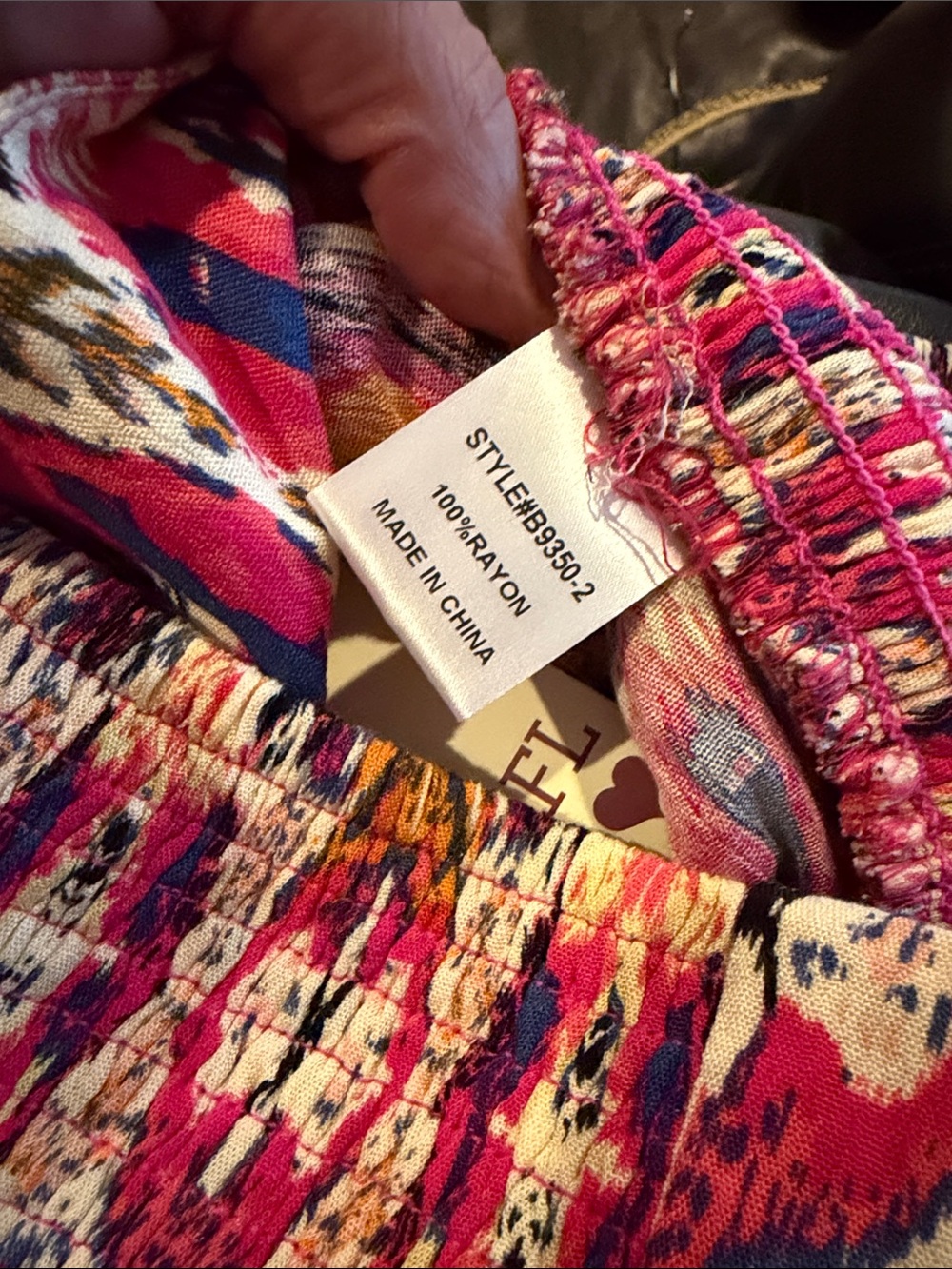 Vibrant Pink & Orange Printed Maxi Skirt - Picture 8 of 8
